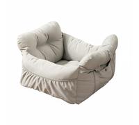 Fonowx Sofa Industrielle Canapé Transportable pour Animal avec Matière Résistante et Base Antidérapante Amovible Adapté au Conduite Espace de Vie, Gris Lavable