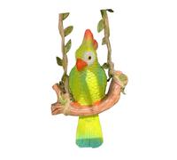 Fonowx Statue de Perroquet Suspendue, Décoration, Cadeau, Figurine D'oiseau pour étang, Jardin, Cour