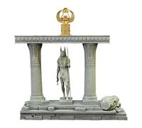 Fonowx Statue égyptienne Décorative pour Aquarium, Ornement Réaliste, Accessoire pour Aquarium, Sculpture En Résine pour Aménagement Paysager, Style B