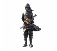Fonowx Statue Résine Figurine Chevalier Errant Swordsman Miniature Modèle Résine Artistique pour Tablette Aquarium Convient aux Collections Salons Espaces, 3CM, Épéiste C