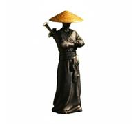 Fonowx Statue Résine Figurine Chevalier Errant Swordsman Miniature Modèle Résine Artistique pour Tablette Aquarium Convient aux Collections Salons Espaces, 3CM, Bretteur B