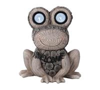 Fonowx Statue Solaire de Jardin, Lampe Maman, Porche, Pendaison de Crémaillère, Grenouille Extérieure