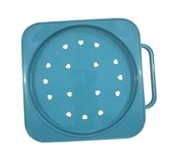 Fonowx Support à Plantes Roulant avec Support pour Bouteille de Propane et étagère Fixe pour Jardin, Bleu