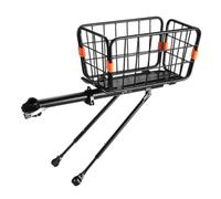 Fonowx Support Bicyclette Arrière avec Panier Stable et Fixation Sécurisée pour Les Objets en Place Pendant Les Virages Adapté aux Vélos Tout