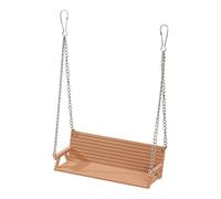 Fonowx Support de Balançoire pour Perroquet, Accessoire pour Cage à Oiseaux, Perruche Noire, Cacatoès