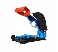 Fonowx Support de Meuleuse d'Angle Porte Outil Base de Coupe Socle Guide avec Capot Protecteur en Acier Carbone Réglage 45 Degrés et Stabilité Renforcée Adapté à Atelier Maintenance Garage
