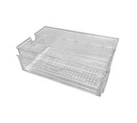 Fonowx Système de Filtration d'aquarium avec bac d'égouttage et Tuyau de débordement, Clair