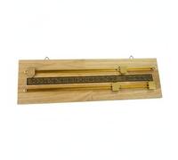 Fonowx Tableau de Marquage Billard Tableau de Score Marqueur Compteur Panneau en Bois Massif pour Comptage des Points et Repères Lisibles Adapté aux de, Bois Naturel