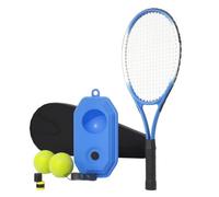 Fonowx Tennis Raquette Kit Ensemble Rappel Balle Base Corde Poignée Antidérapante Matériau Plastique Alliage Facile à Transporter Adapté à Entraînement en