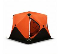 Fonowx Tente Chasseur avec Système Haubans Ancrage Soli Glissant pour Sécurité Maximale par Temps Adapté aux Montagneuses et aux Plaines, Array, Orange, 2x2x1.7m