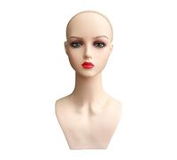 Fonowx Tête de Mannequin femme, présentoir de perruque, modèle de Mannequin, support de tête pour la fabrication de perruques, style, Style un