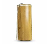 Fonowx Thérapie Drum Tambour de Grondement à Ressort Percussion Cylindrique Shaker Texturé Générateur de Bruitage Corps en Bambou et Peau Adapté à Méditation, XL