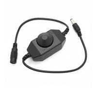 Fonowx Variateur Rotatif LED Contrôleur d'Intensité Commande Lumière Réglage Ambiance Installation Rapide Adapté pour Salon Chambre, Noir
