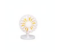Fonowx Ventilateur Miniature Modèle Meuble pour Maison de Poupée Accessoire Décoratif Matériau Adapté aux Espaces Miniatures Prises de Vues Créatives Exposition, Blanc