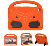FONREST Coque en mousse EVA pour Samsung Galaxy Tab A11+Plus/A9+Plus 11" avec poignée portable, kicktand, ultra légère, anti-chute et antichoc pour enfants garçons et filles SM-X230/X235/X236 (orange)