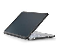 FONREST Coque rigide givrée pour MacBook Neo (A3404 A18 Pro Chip 13") avec bord enveloppé en TPU, revêtement translucide mat ultra fin, anti-traces de doigts, antidérapant et antichoc (noir)
