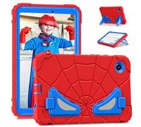 FONREST Coque robuste pour enfants pour Samsung-Galaxy-Tab-A11 (2025) / A9 (2023) 8,7" avec double béquille porte-stylo S, résistante aux chocs en polycarbonate + silicone SM-X135/X133/X130 (rouge