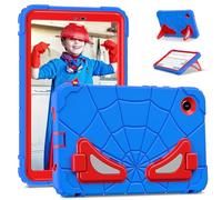 FONREST Coque robuste pour enfants pour Samsung-Galaxy-Tab-A11 (2025) / A9 (2023) 8,7" avec double béquille porte-stylo S, résistante aux chocs en polycarbonate + silicone SM-X135/X133/X130 (bleu
