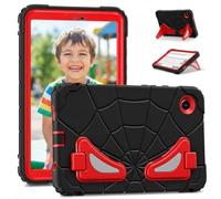 FONREST Coque robuste pour enfants pour Samsung-Galaxy-Tab-A11 (2025) / A9 (2023) 8,7" avec double béquille porte-stylo S, résistante aux chocs en polycarbonate + silicone SM-X135/X133/X130 (noir