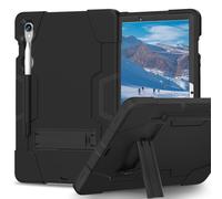 FONREST Coque robuste pour Samsung Galaxy Tab S10 Lite 11,9" 2025 SM-X400/X406B/S10 FE/S9 FE avec support pour stylo en S, coque hybride robuste en polycarbonate + silicone anti-chocs pour enfants