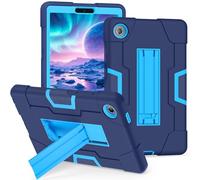 FONREST TB305XU/TB305FU Coque robuste pour Lenovo Tab One / Lenovo Tab K9 8,7" avec béquille - Hybride PC + silicone - Résistante aux chocs - Pour enfants - Bleu marine + bleu