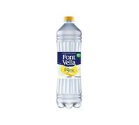 Font Vella Eau Minérale avec Touche de Citron, Pack de 12 Bouteilles, Format PET 1,15 Litres, Sans Gaz