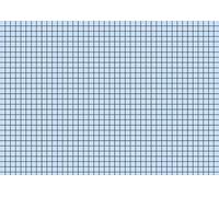 Fontaine 102240000 onglet (A4 Papier, 100 Pièces A5 kariert bleu