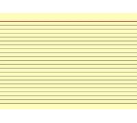 Fontaine 102250110 onglet (A5 Ligné, 100 Pièces, emballé sous vide) Jaune