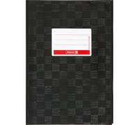 Fontaine 104052490 Protège-cahier A4, film, avec étiquette (Noir)