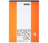 Fontaine 1042923 kieser Bloc linéature 3 (A4, 50 feuilles, blanches, 80 g/m², classe 3)