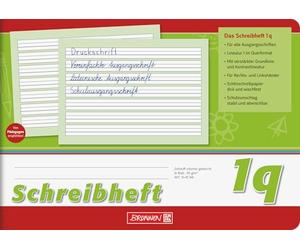 Fontaine 1045941 Cahier Classe 1 (A5, 16 feuilles, horizontal, linéature UN-1Q)