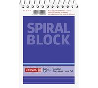 Fontaine 1055171 Bloc à spirale/bloc-notes (A7 Ligné 50 feuilles, 60 g/m²)