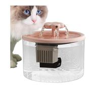 Fontaine à Boire for Chat de 1,2 l, for Usage intérieur, Filtre à Circulation Automatique, Fontaine silencieuse for Animaux de Compagnie, Distributeur d'eau Qui coule(Roze)
