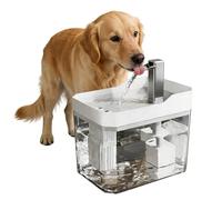 Fontaine À Boire Pour Animaux De Compagnie - Boîtier En Plastique Pour Animaux De Compagnie Écologique Seize Virgule Cinq Sur Onze Virgule Cinq Sur Douze Centimètres, Système De Distribution De Détect