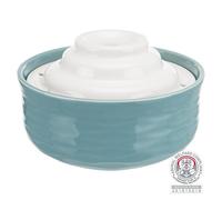 Fontaine a boire Vital Falls ceramique - 1.5L petrole blanc Trixie