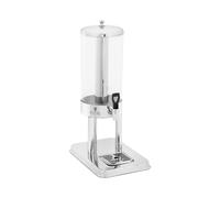 Royal Catering Fontaine à Boisson 5,5 L avec Système de Refroidissement - Acier Inoxydable et Polycarbonate - Distributeur de Boissons et Jus de Fruits Professionnel