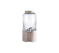Fontaine à boisson - 7 l - Acier inoxydable, silicone, béton