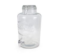 Fontaine à boisson 8l en verre La Mediterranea