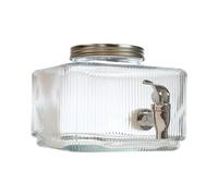 Fontaine à Boisson Carrée "Striée" 3L Transparent