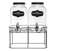 Fontaine à Boisson - Cook Concept - Bistrot - Double - 8 L - Transparent