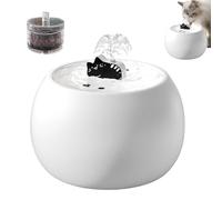 Fontaine À Chat,Fontaine À Eau pour Chats | Distributeur d'eau Filtrée avec Capteur 3D pour Chaton Et Chien À La Maison Ou À L'Extérieur