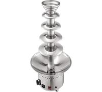 Fontaine à Chocolat, Chocolat Commercial à 5/6 Niveaux, Fontaine à Fondue en Cascade en Acier Inoxydable pour L’équipement De Buffet De Mariage De Fête, 5 Tiers