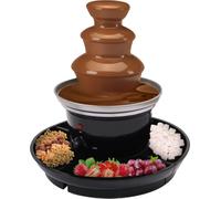 Fontaine à chocolat, design 3 niveaux, capacité 1 lb,Argent