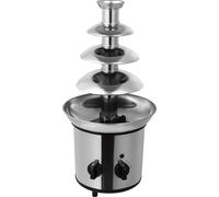 Fontaine à chocolat, design 4 niveaux, capacité 1,8 l, puissance 170 W, argent
