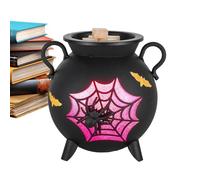 Fontaine À Cire Halloween | Chauffe-Bougies Sorcière - Brûleur et Diffuseur d'Huile Électrique Décoratif Fantomatique pour Cubes et Pastilles Parfumées