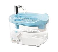 Fontaine à eau - 19 x 15,5 x 17,5 cm, distributeur automatique pour boire, station d'alimentation silencieuse avec capacité de 1,5 L, fontaines pour chats pour petits animaux, , maison