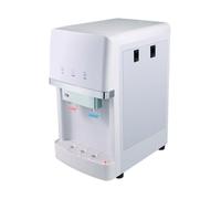 Fontaine à Eau à Osmose Inverse à 5 étapes. Modèle : Mini Refroidisseur Blanc Eco-Standard RO 2T. Filtres en Ligne Standard. Distribution d'eau Froide et Naturelle ou Froide et Chaude.