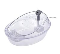 Fontaine à eau automatique de grande capacité de 2 L, distributeur d'eau transparent pour chats et chiens, filtration cinq fois, amovible, facile à nettoyer Coatuiyo