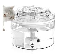 Fontaine à eau automatique pour chat - 1,8 l - Distributeur d'eau pour chat - Pompe à eau silencieuse - Pour chat et chien - Blanc