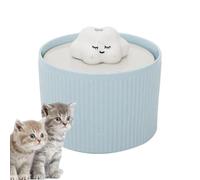 Fontaine À Eau Automatique pour Chat - Fontaine À Eau Silencieuse pour Chien De 1,2 L | Station D'hydratation en Céramique pour Animaux De Compagnie avec Débit Doux pour Animaux D'intérieur, Petits